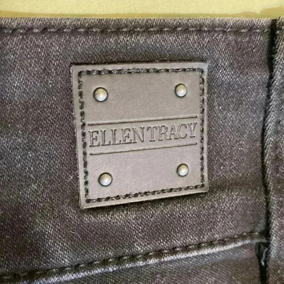 Ellen Tracy Cora Black Stretch Skinny Jeans in Plus Size 14W. - Picture 8 of 12